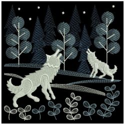 Winter Woodland Scene 08(Sm) machine embroidery designs