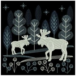 Winter Woodland Scene 09(Md) machine embroidery designs