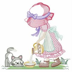 Sunbonnet Sue On The Farm 02(Sm) machine embroidery designs