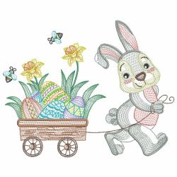 Easter Bunnies 2(Md) machine embroidery designs