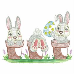 Easter Bunnies 2 09(Md) machine embroidery designs