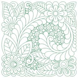 Trapunto Mehndi Elegance 03(Lg) machine embroidery designs