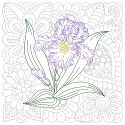 Trapunto Blooming Beauty 02(Sm) machine embroidery designs