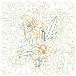 Trapunto Blooming Beauty 03(Lg) machine embroidery designs