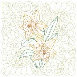 Trapunto Blooming Beauty 03(Md) machine embroidery designs