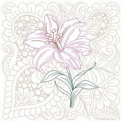 Trapunto Blooming Beauty 05(Md) machine embroidery designs