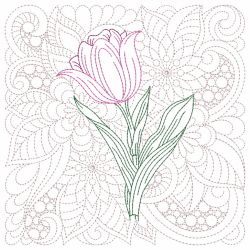 Trapunto Blooming Beauty 07(Sm) machine embroidery designs