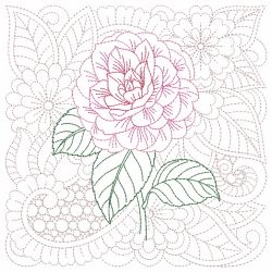 Trapunto Blooming Beauty 11(Lg) machine embroidery designs