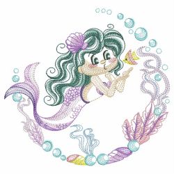 Little Mermaids 2 04(Md) machine embroidery designs