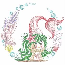 Little Mermaids 2 10(Md) machine embroidery designs
