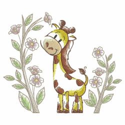 Watercolor Baby Animals 08(Md) machine embroidery designs