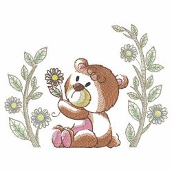Watercolor Baby Animals 09(Md) machine embroidery designs