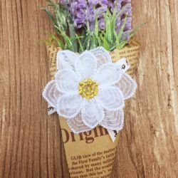 3D Organza Flower 5 02 machine embroidery designs