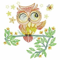 Spring Owls 01(Md) machine embroidery designs