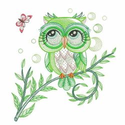 Spring Owls 02(Md) machine embroidery designs