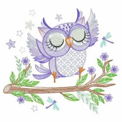 Spring Owls 05(Md) machine embroidery designs
