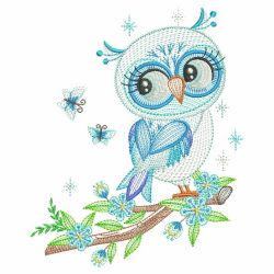 Spring Owls 06(Md) machine embroidery designs