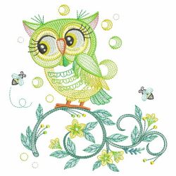 Spring Owls 08(Md) machine embroidery designs