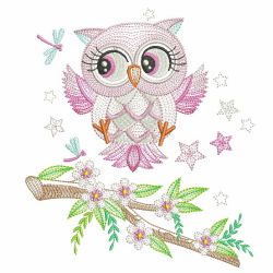 Spring Owls 09(Sm) machine embroidery designs