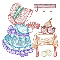 Sunbonnet Sue On The Farm 2 07(Sm) machine embroidery designs