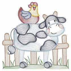 Sunbonnet Sue On The Farm 2 08(Md) machine embroidery designs