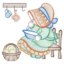 Sunbonnet Sue On The Farm 2 09(Lg) machine embroidery designs