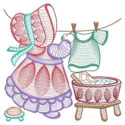 Sunbonnet Sue On The Farm 2 11(Lg) machine embroidery designs