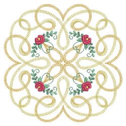 Filigree Roses Quilt 5 12(Lg) machine embroidery designs