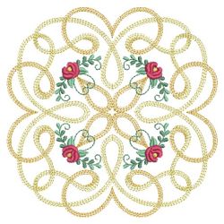 Filigree Roses Quilt 5 12(Lg)