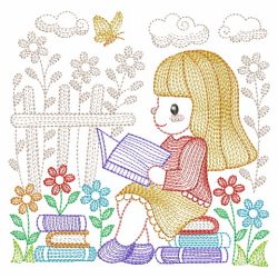 Springtime Girls 09(Lg) machine embroidery designs