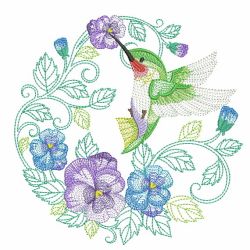 Vintage Hummingbirds 3 03(Md) machine embroidery designs