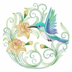 Vintage Hummingbirds 3 05(Lg) machine embroidery designs
