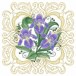 Damask Florals Quilt 06(Sm) machine embroidery designs