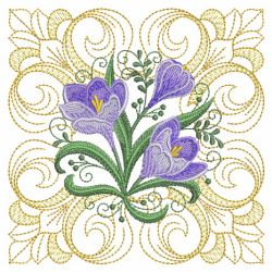 Damask Florals Quilt 07(Sm)