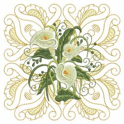 Damask Florals Quilt 08(Lg) machine embroidery designs