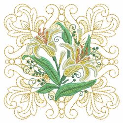 Damask Florals Quilt 09(Lg) machine embroidery designs