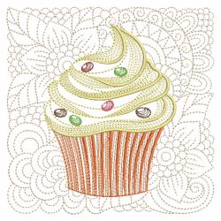 Cupcakes Quilt Square(Lg) machine embroidery designs