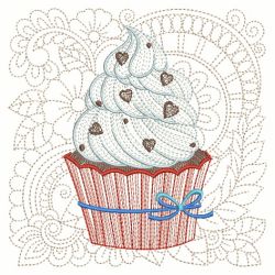 Cupcakes Quilt Square 04(Sm) machine embroidery designs