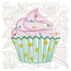 Cupcakes Quilt Square 06(Lg) machine embroidery designs