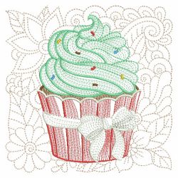 Cupcakes Quilt Square 08(Sm) machine embroidery designs