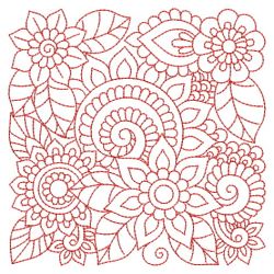 Redwork Flower Blocks 2 07(Sm)