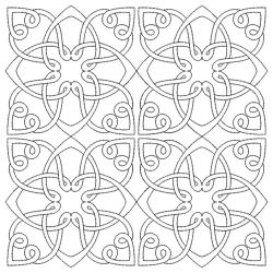 Trapunto Celtic Stipple 3 04(Lg) machine embroidery designs