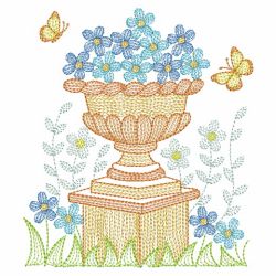 Garden Scene 03(Lg) machine embroidery designs