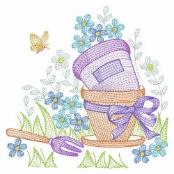 Garden Scene 05(Lg) machine embroidery designs