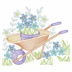 Garden Scene 06(Lg) machine embroidery designs