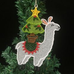 FSL Christmas Llama 04 machine embroidery designs