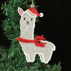 FSL Christmas Llama 05 machine embroidery designs
