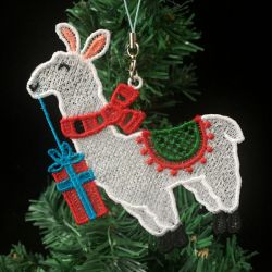 FSL Christmas Llama 10 machine embroidery designs