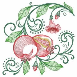 Filigree Fruit 2(Md) machine embroidery designs