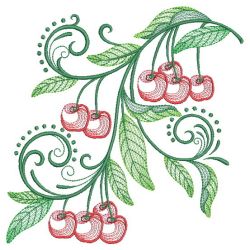 Filigree Fruit 2 07(Sm) machine embroidery designs